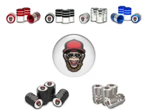 Cappelli Valvola Moto Stile Racing